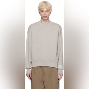 AMI Paris Gray Crewneck Sweatshirt
